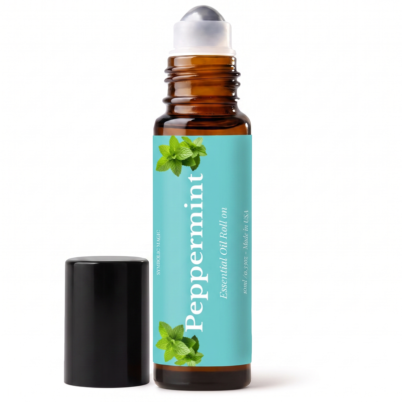 Peppermint Essential Oil Roll On Headache and Nausea Relief