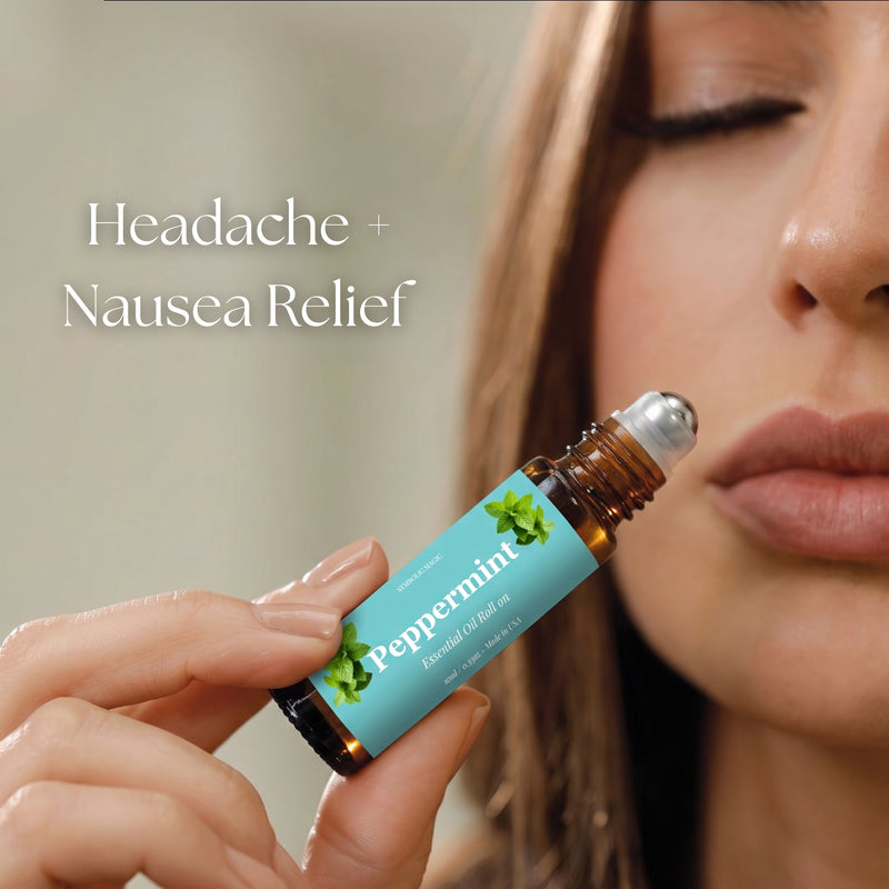 Peppermint Essential Oil Roll On Headache and Nausea Relief