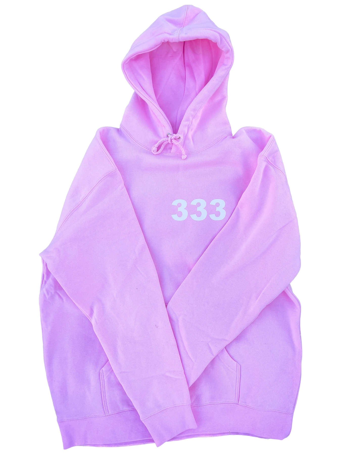 333 Light Pink Hoodie Symbolic Magic